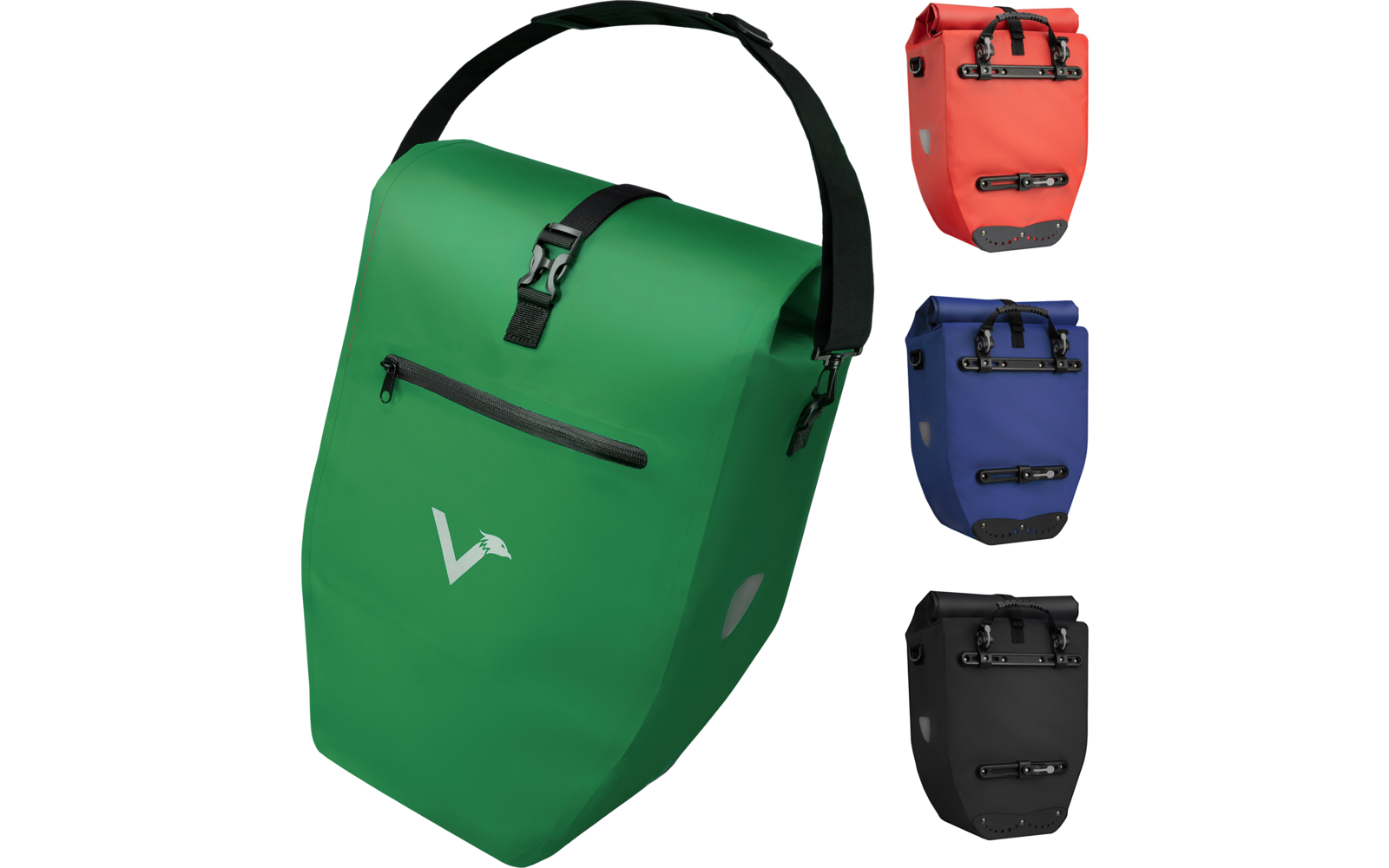 Valkental ValkBasic Gepäckträgertasche schwarz