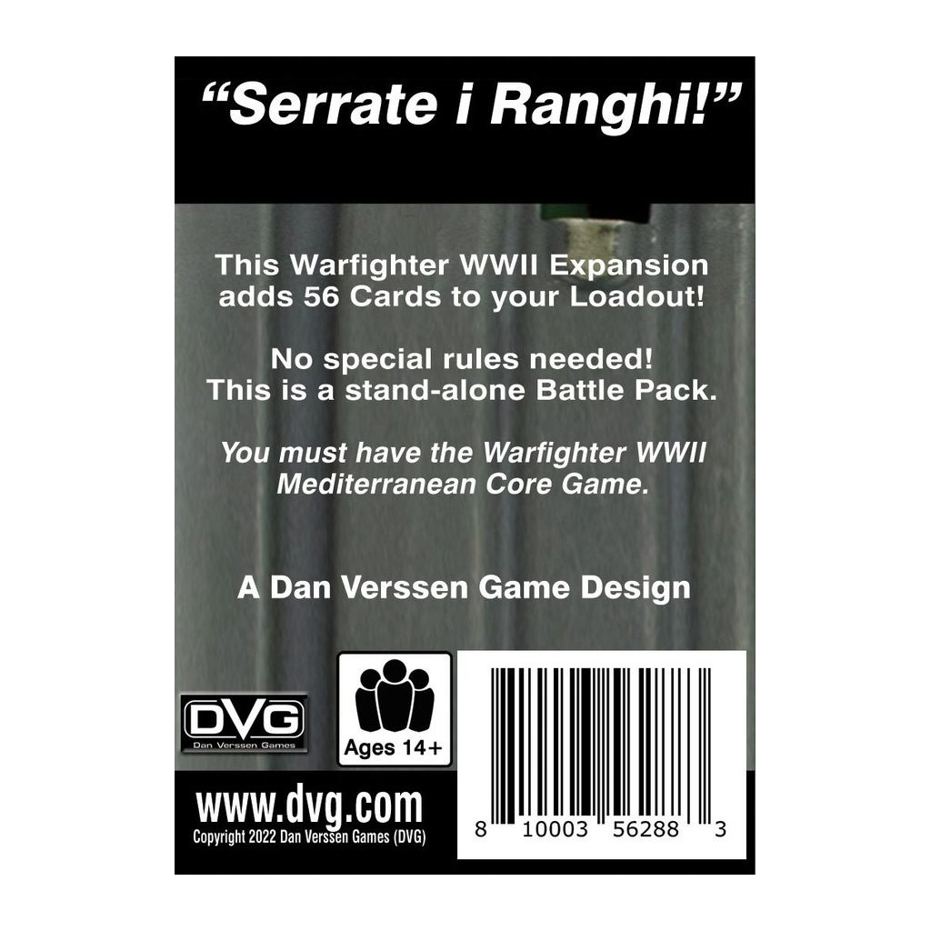 Warfighter WWII Expansion 71 - Royal Italian Army
