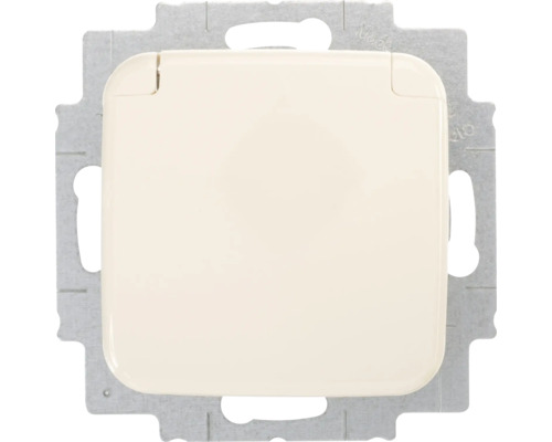 Busch-Jaeger 20EUK-212 stopcontact met klapdeksel Duro 2000 SI wit