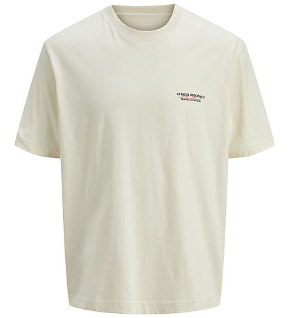 Jack & Jones T-Shirt - JorIslington - Antique White m. Print
