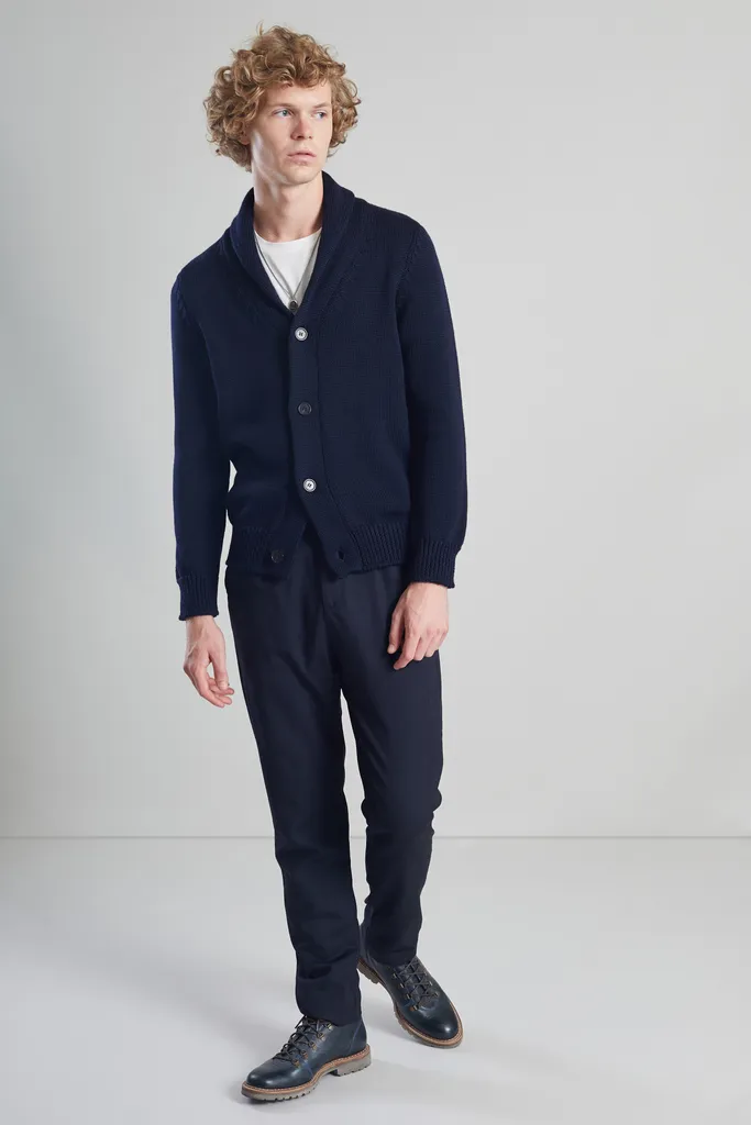 Cardigan col châle en laine mérinos L'Exception Paris