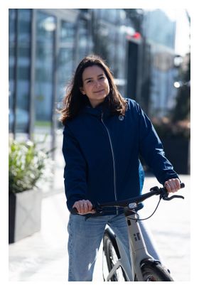 Veste de pluie - Femme et Homme - Bleu - Rogelli Commuter Core