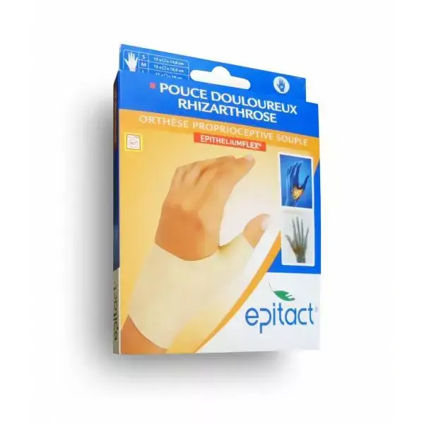 Epitact Orthèse Proprioceptive Souple Pouce Douloureux Main Droite Jour Taille L