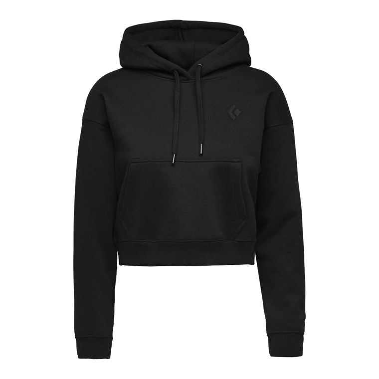 Black Diamond W Crop Po Hoody Black