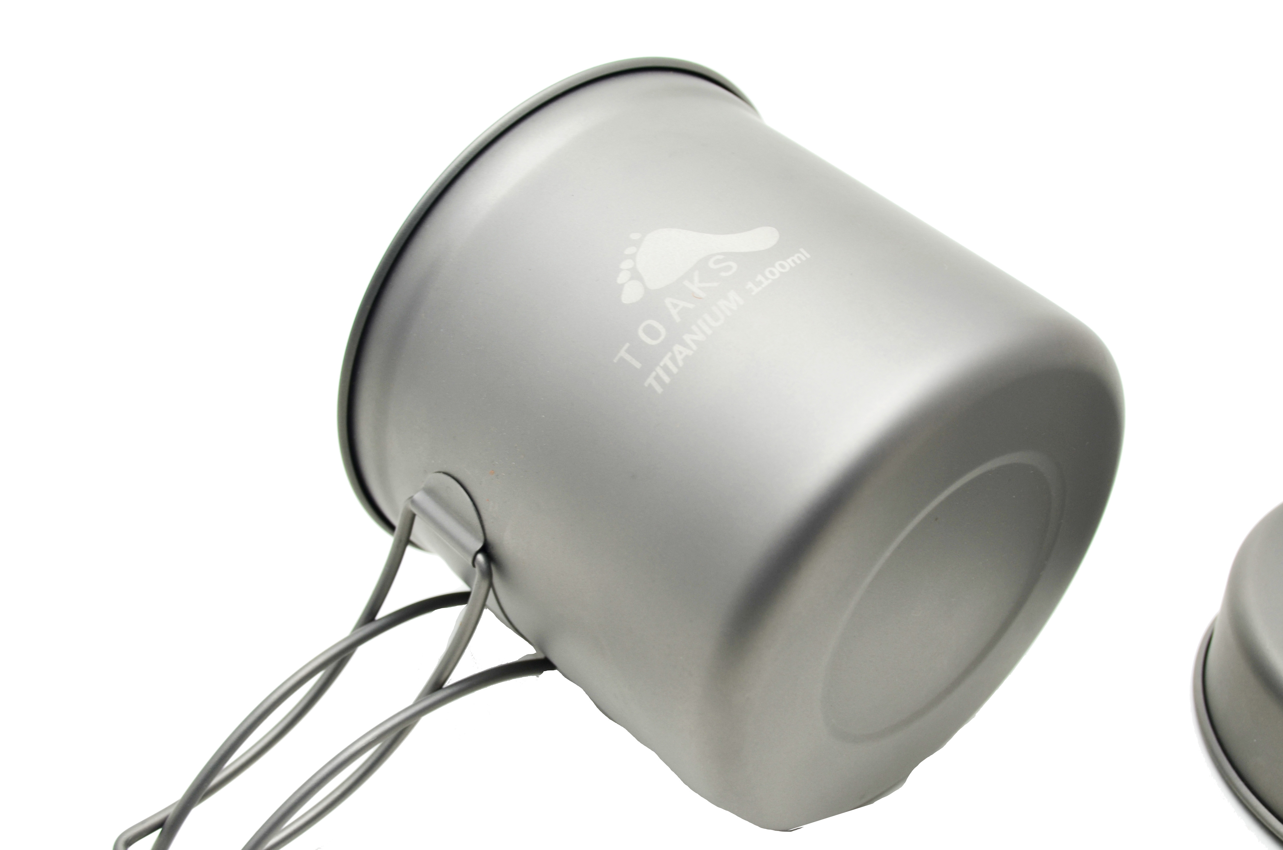 Titanium 1100ml Pot   Pan