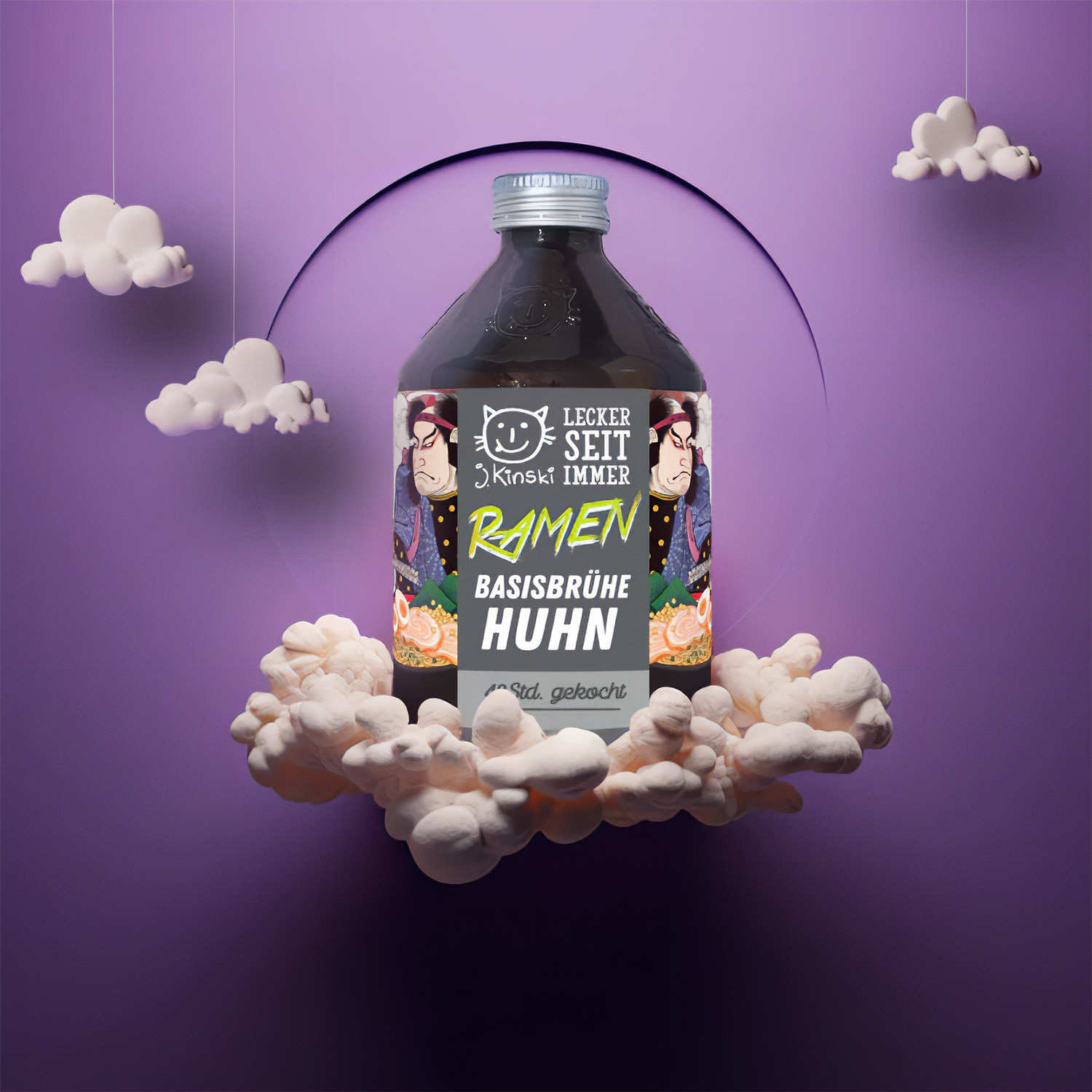 Bouillon de poulet bio - Base pour Ramen