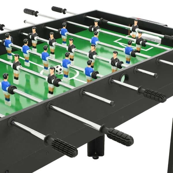 vidaXL Multi-spillbord 15-i-1 121x61x82 cm svart