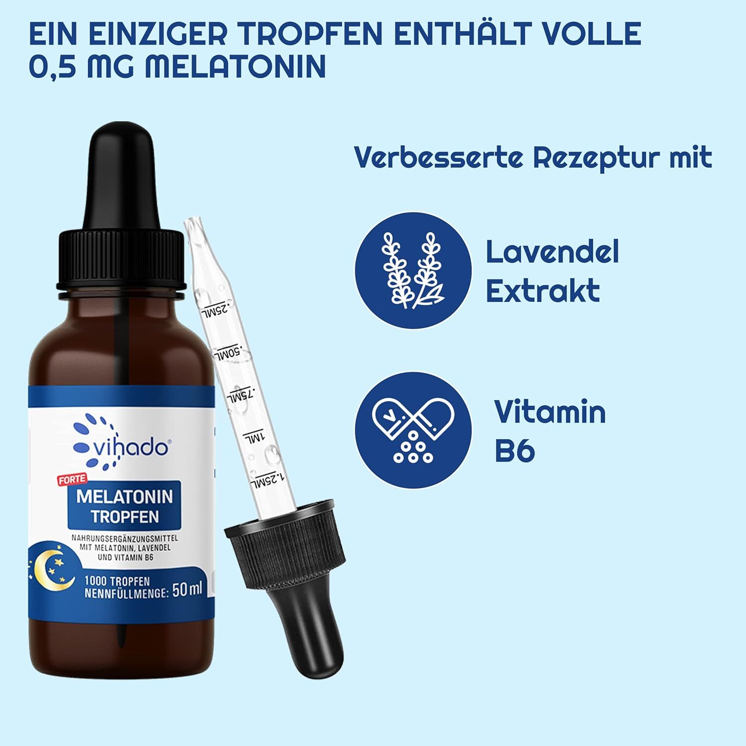 Vihado Melatonin Tropfen