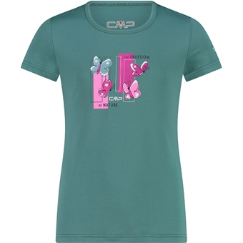 CMP Girls Stretch T-Shirt Agave Kinder