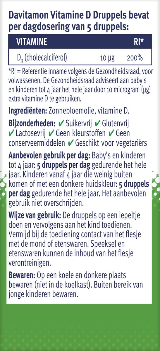 Davitamon Vitamine D druppels (25 ml)