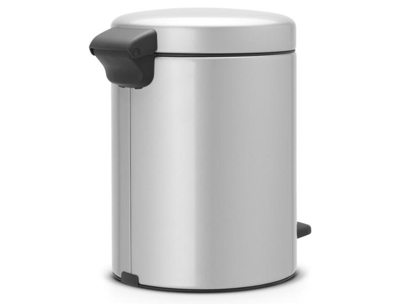 Brabantia Kosmetikeimer NewIcon 5 l, Metallic grey Treteimer