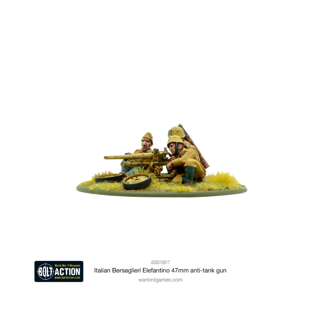 Bolt Action - Italian Bersaglieri Elefantino 47mm anti-tank gun
