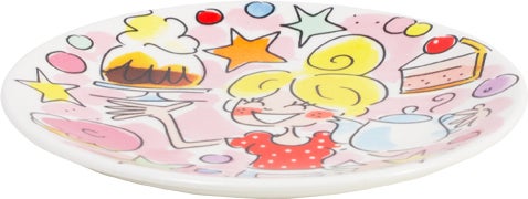 Blond Amsterdam bord Even Bijkletsen girl D 12 H 1 cm