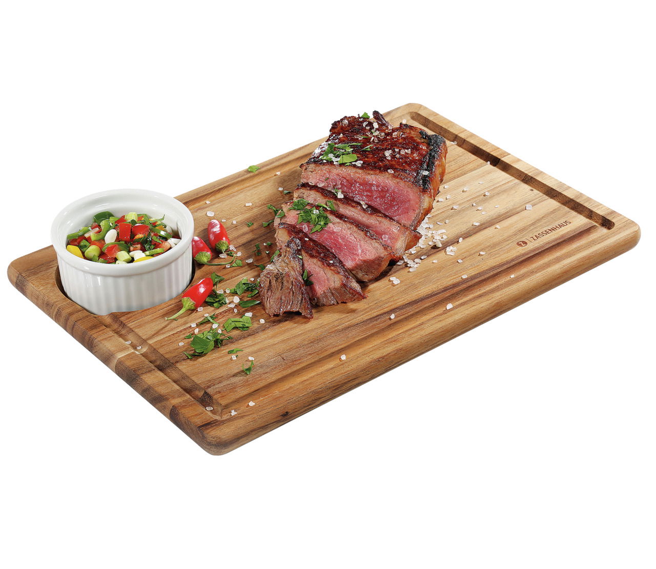 Zassenhaus Steakbrett inkl. Ragoutschälchen