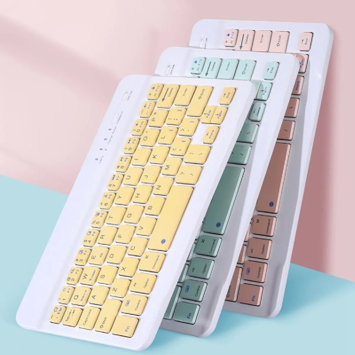 Universal Clavier Bluetooth 10 pouces pour iPad - Rose