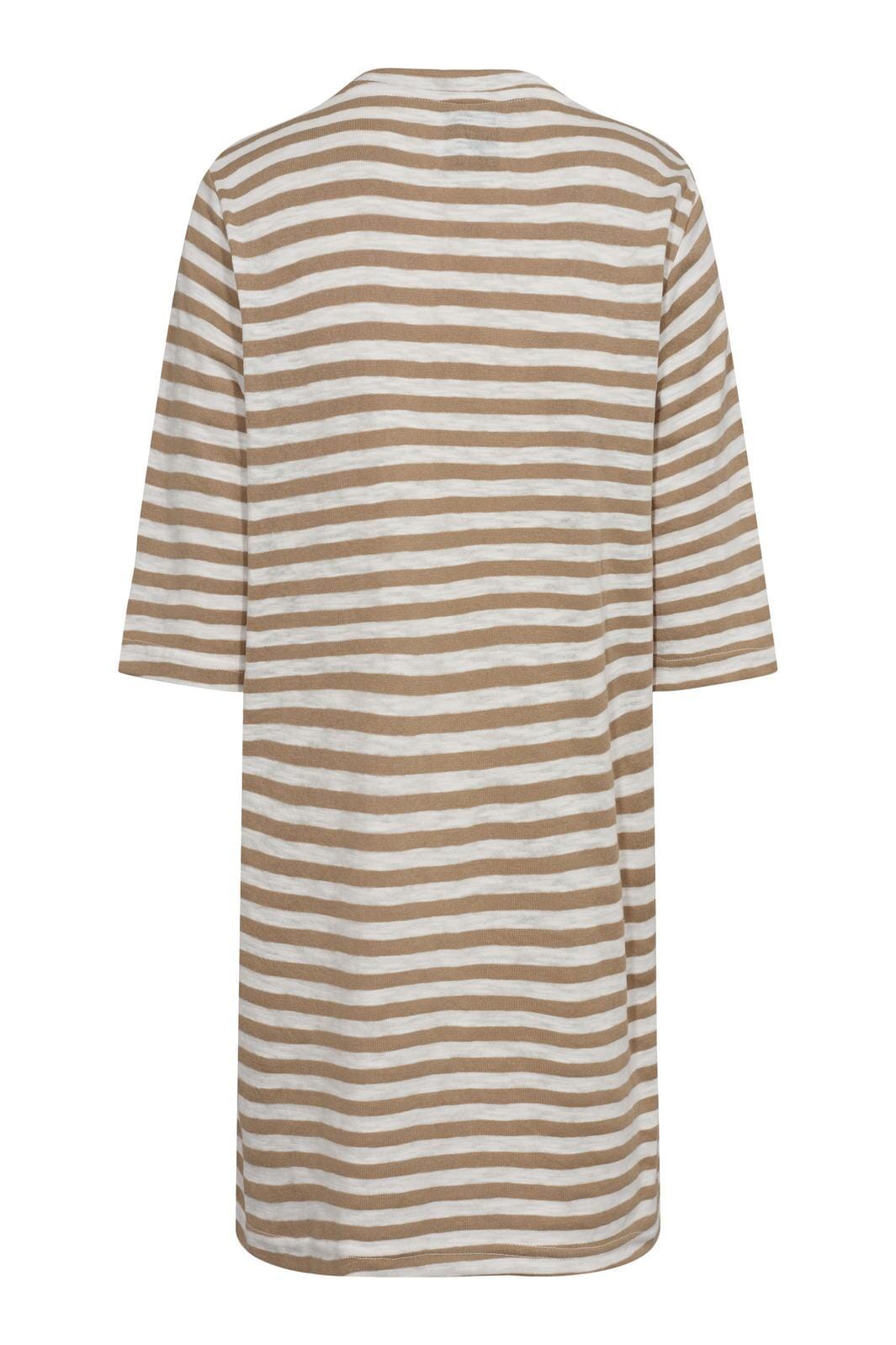 Liberte Ulla-Ss-Vneck-Stripe-Tshirt army white stripe