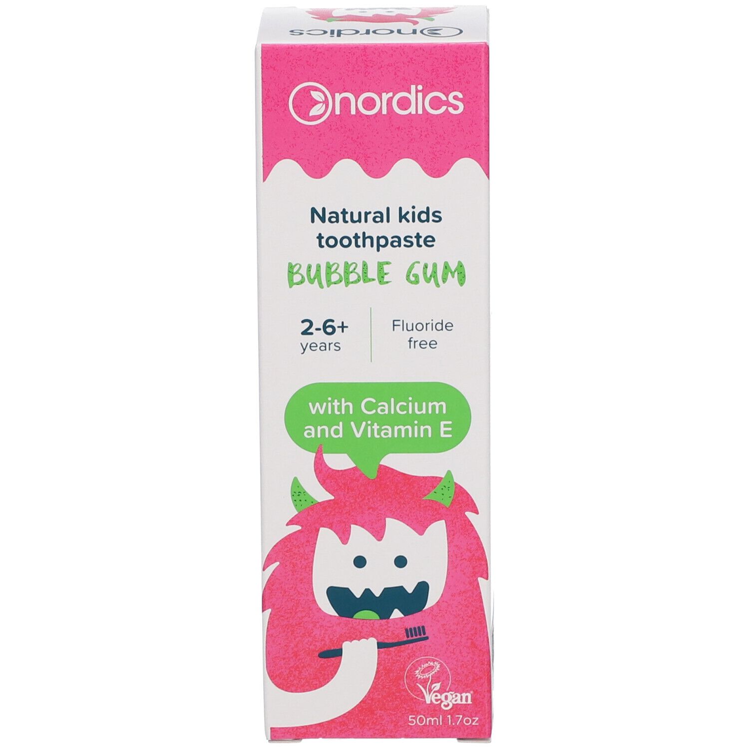 nordics Zahnpasta Kids Bubble Gum