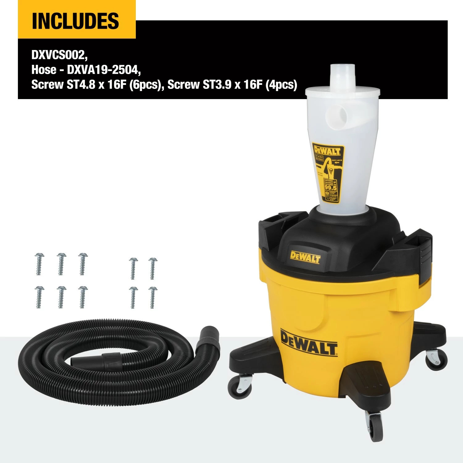 DeWALT DXVCS002 Voorafscheider - 23L