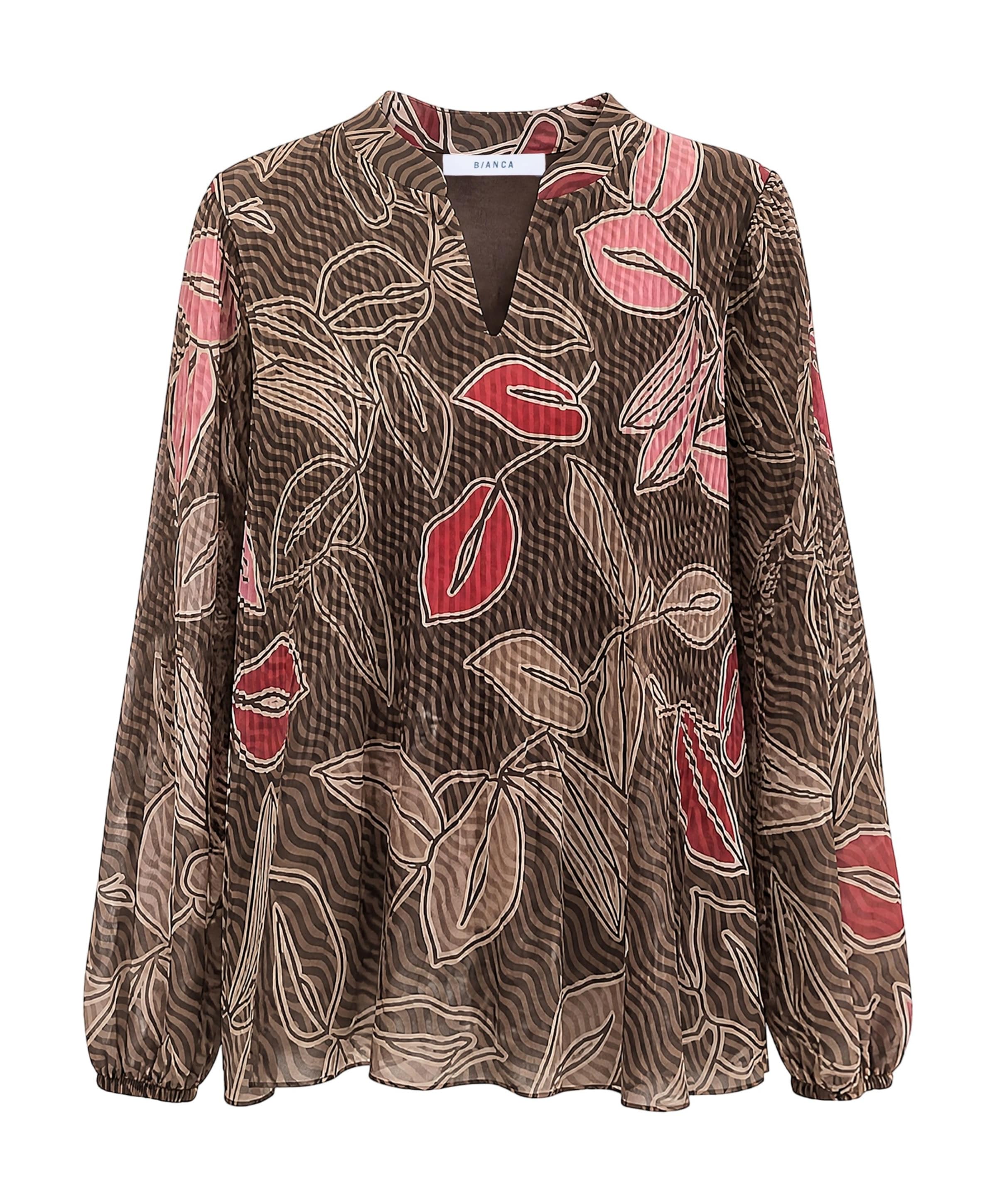 Bianca Dames blouse bruin