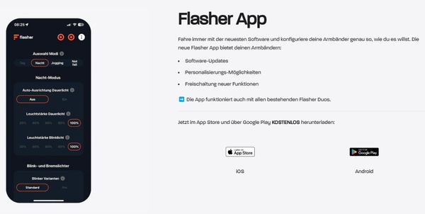 FLASHER ARMBAND Blinkerarmbänder  schwarz