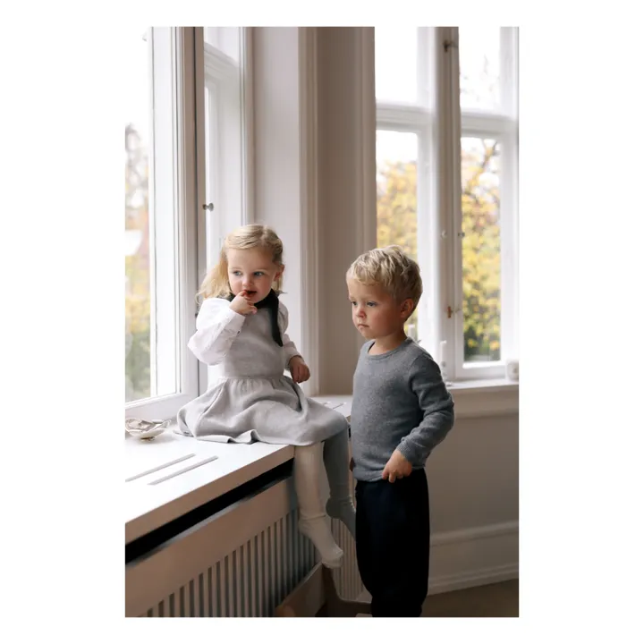 Holmm Robe Coton Cachemire Kaya | Gris