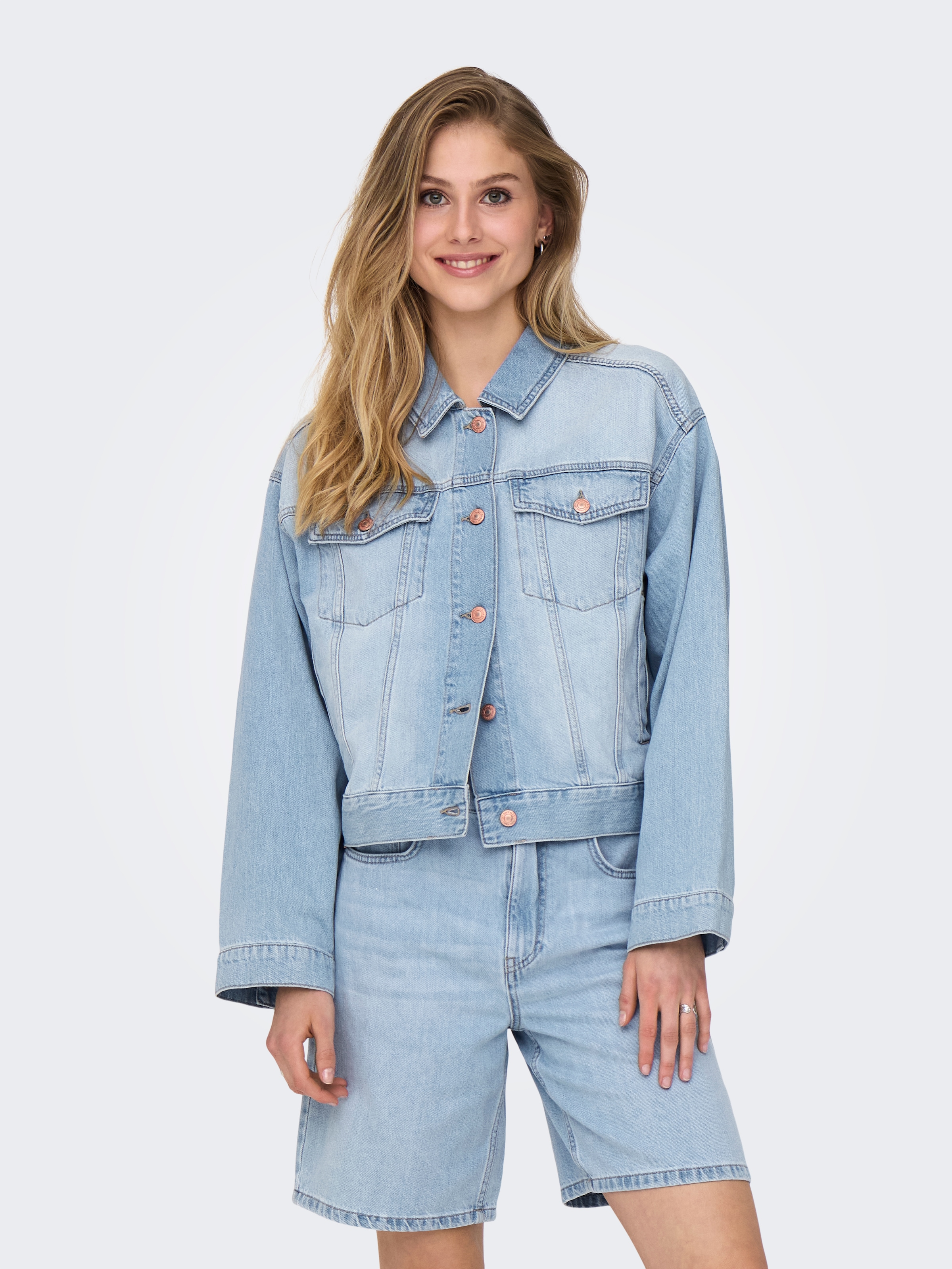 ONLY Jeansjacke »ONLROBYN L/S DNM JACKET PIM OY«