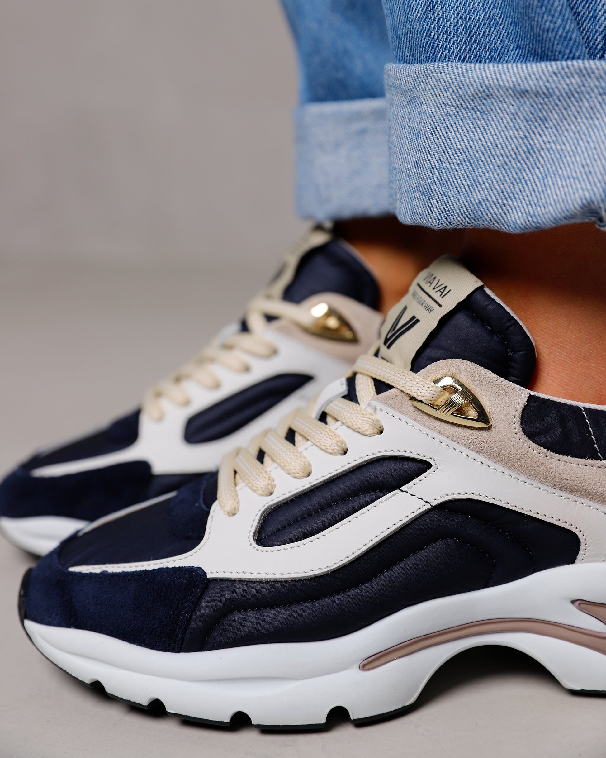 VIA VAI meerkleurige dames sneakers Vesper Macey