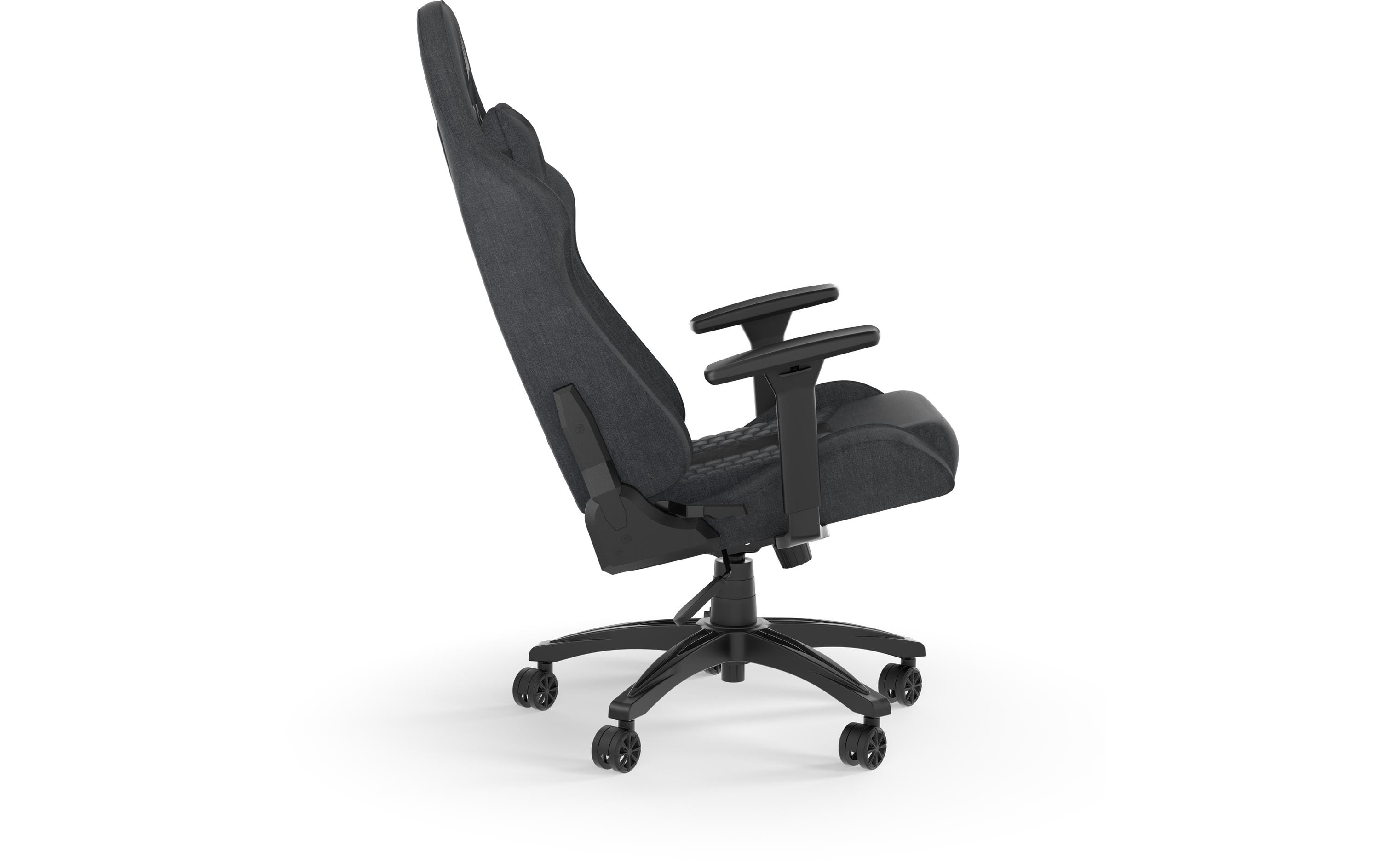 Gaming-Stuhl TC100 Relaxed Stoff Anthrazit<br>Gaming-Computerstuhl mit 120 kg Belastbarkeit