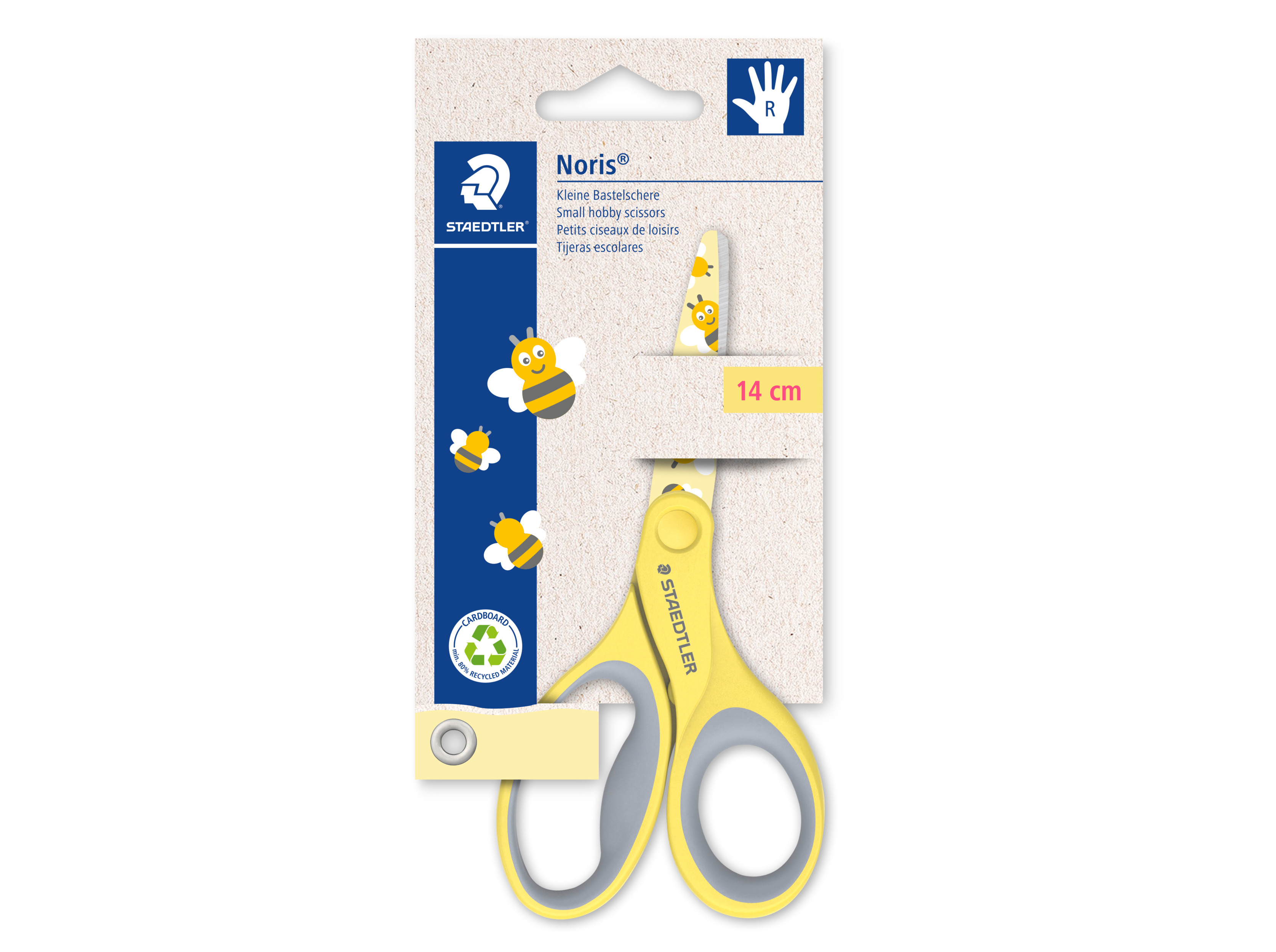 TESOURA NORIS CLUB STAEDTLER 14CM CORES SORTIDAS