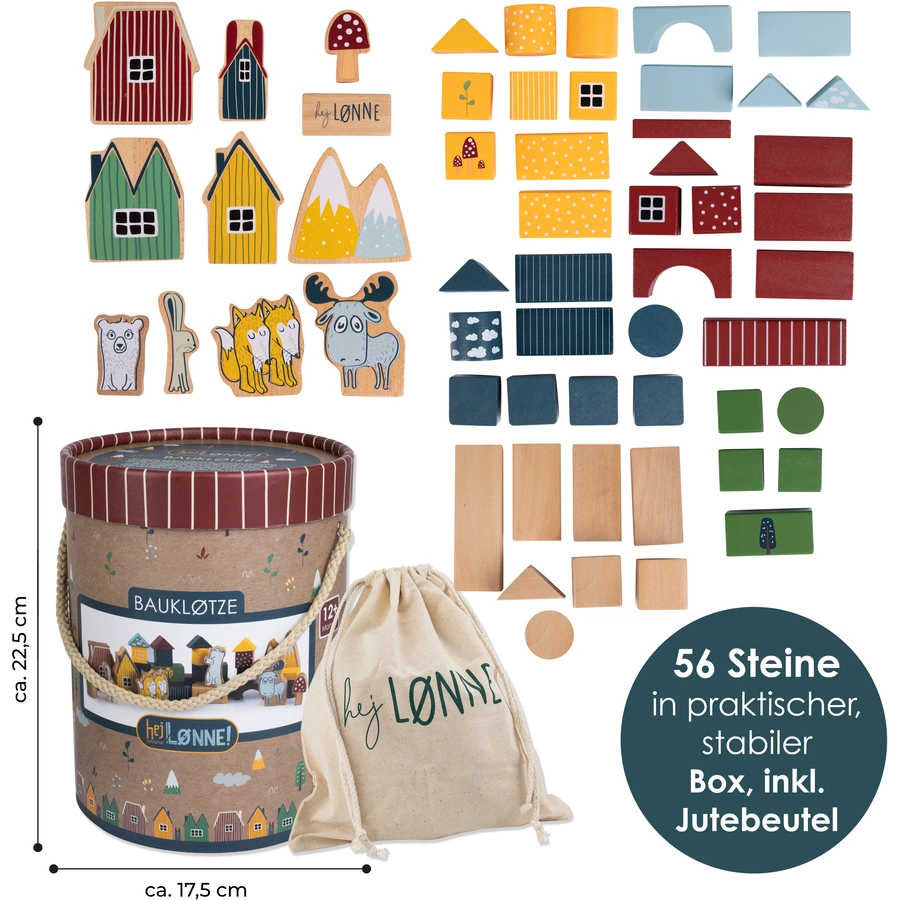 Hej Loenne Bauklötze 52 tlg.