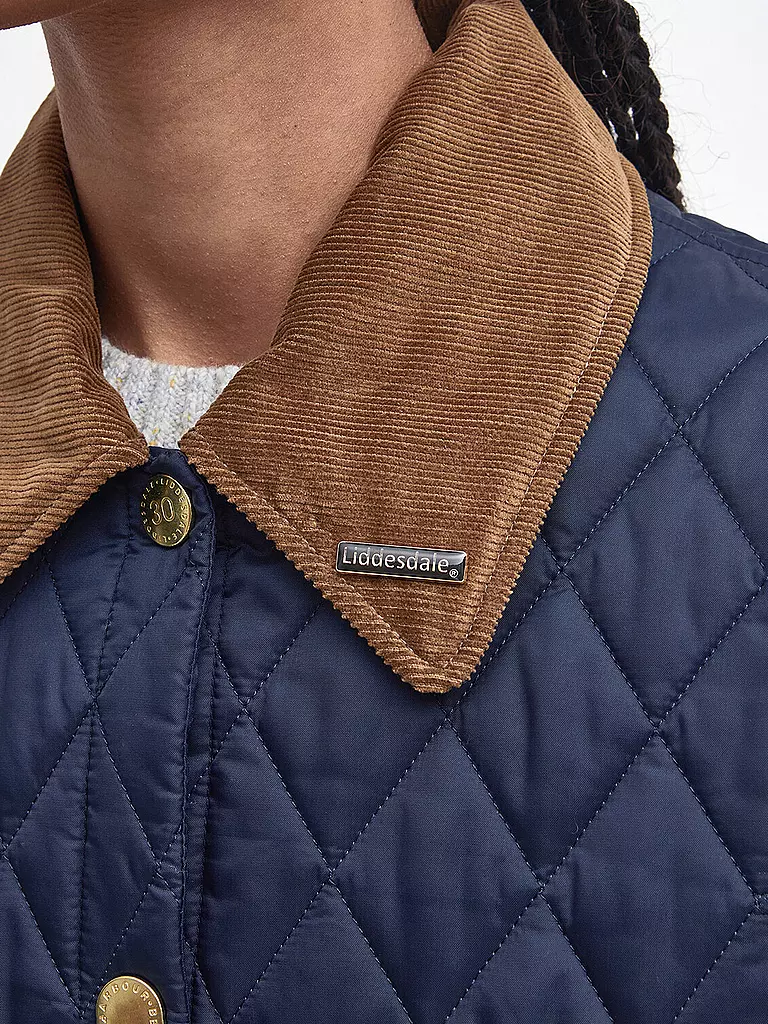 BARBOUR Leichtsteppjacke LIDDESDALE dunkelblau