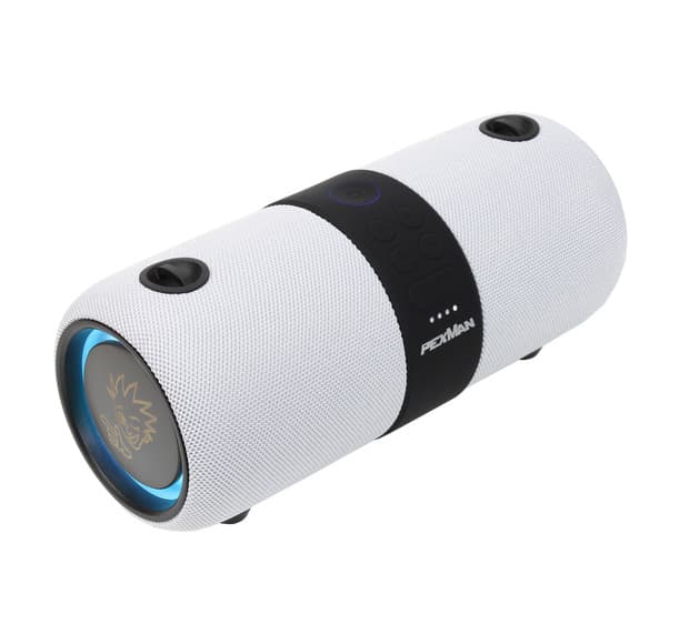 PexMan PM-10 Transportabel Bluetooth højttaler, Hvid