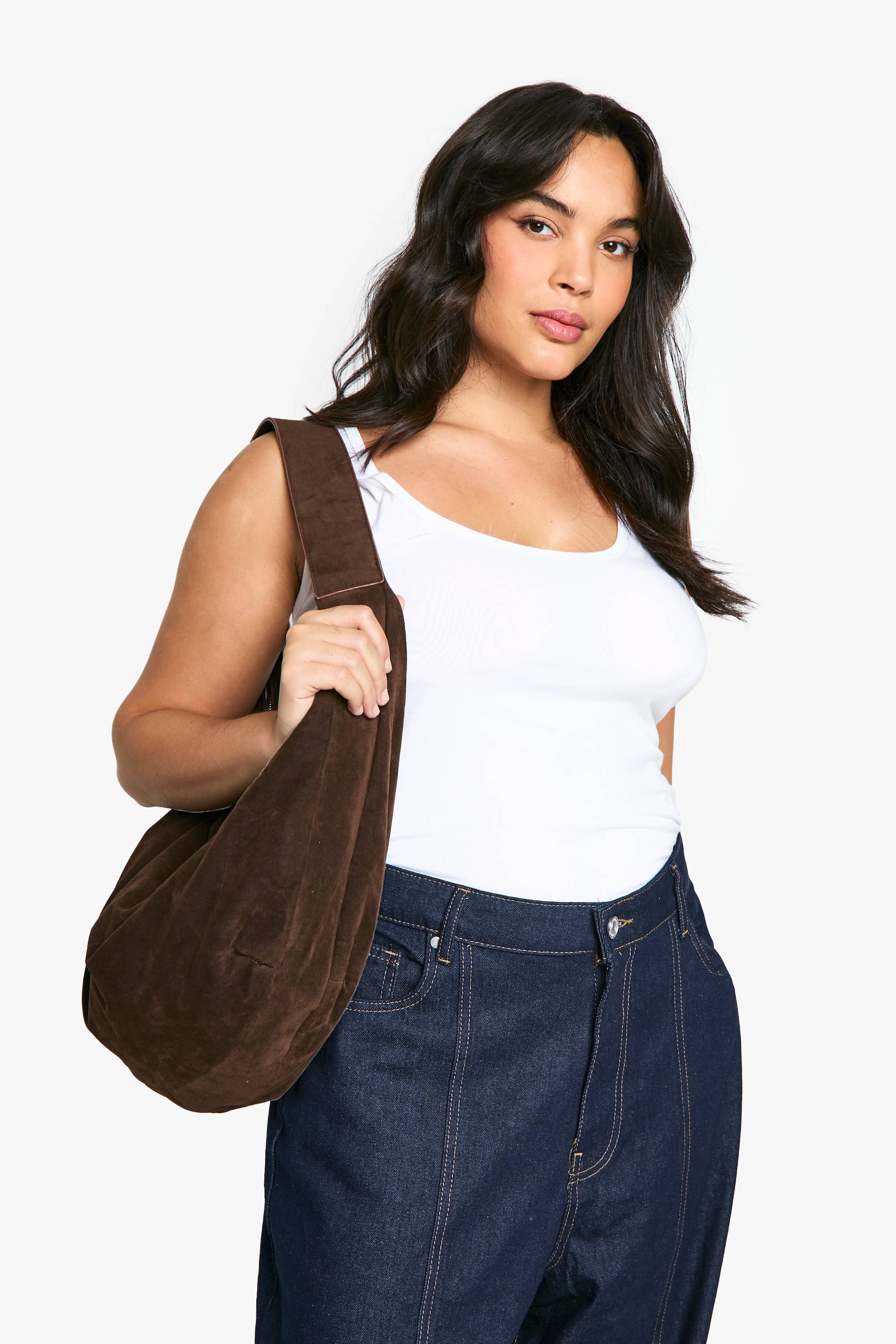 boohoo Bodysuit sans manches en coton à col échancré Boohoo Basics Plus