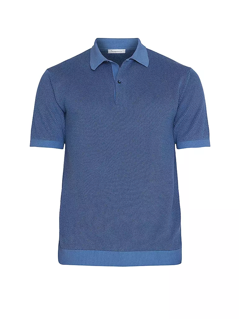 KNOWLEDGE COTTON APPAREL Poloshirt  blau