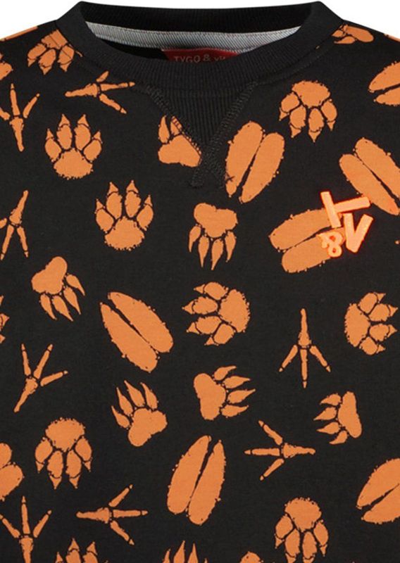 TYGO & vito jongens sweater - Zwart
