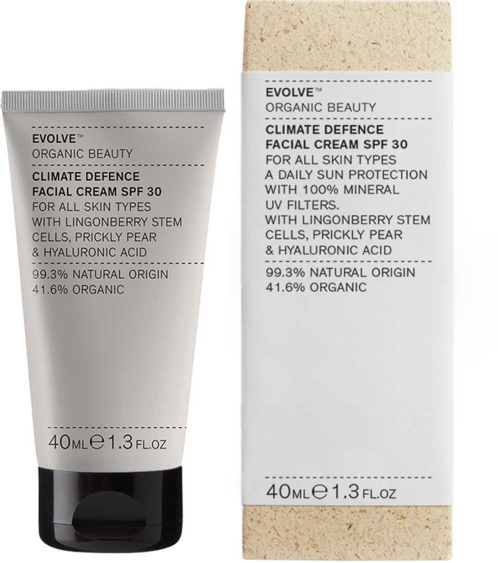 Evolve Organic Beauty  Climate Defence Cream SPF30, 40 ml