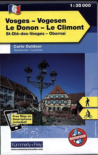 KUMMERLY - 6 VOSGES LE DONAN ECHELLE 1 35 000