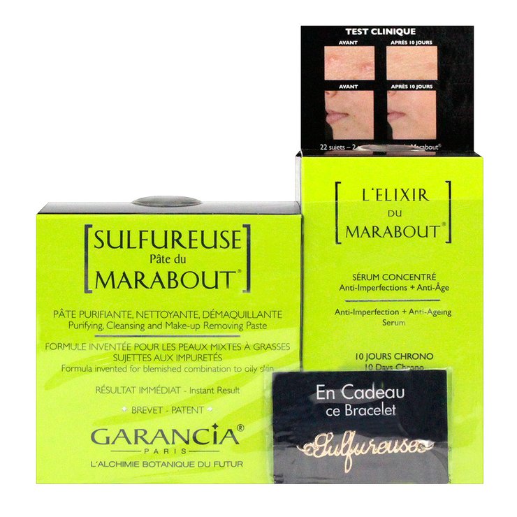 Sulfureuse Pâte + L'Elixir du Marabout bracelet Sulfureuse offert