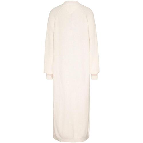 Tommy Jeans - TJW MOCK NECK SWEATER DRESS Blanco