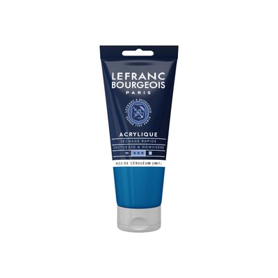 Lefranc Bourgeois - Peinture acrylique - bleu de Céruléum (imit.) - 80 ml