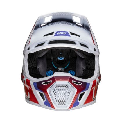 Casque cross Leatt 8.5 avec masque 5.5 2025 - Rouge / Bleu