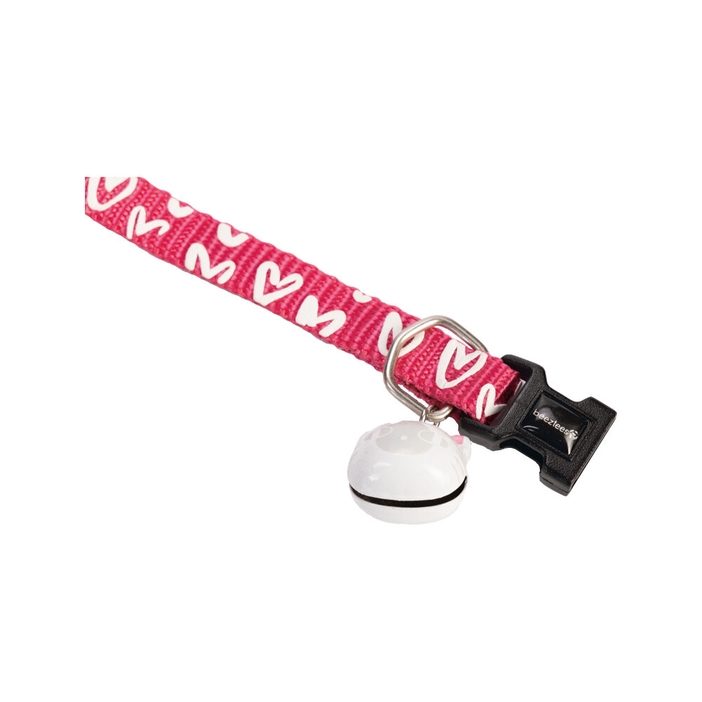 Beeztees Nylon Kattenhalsband Heart