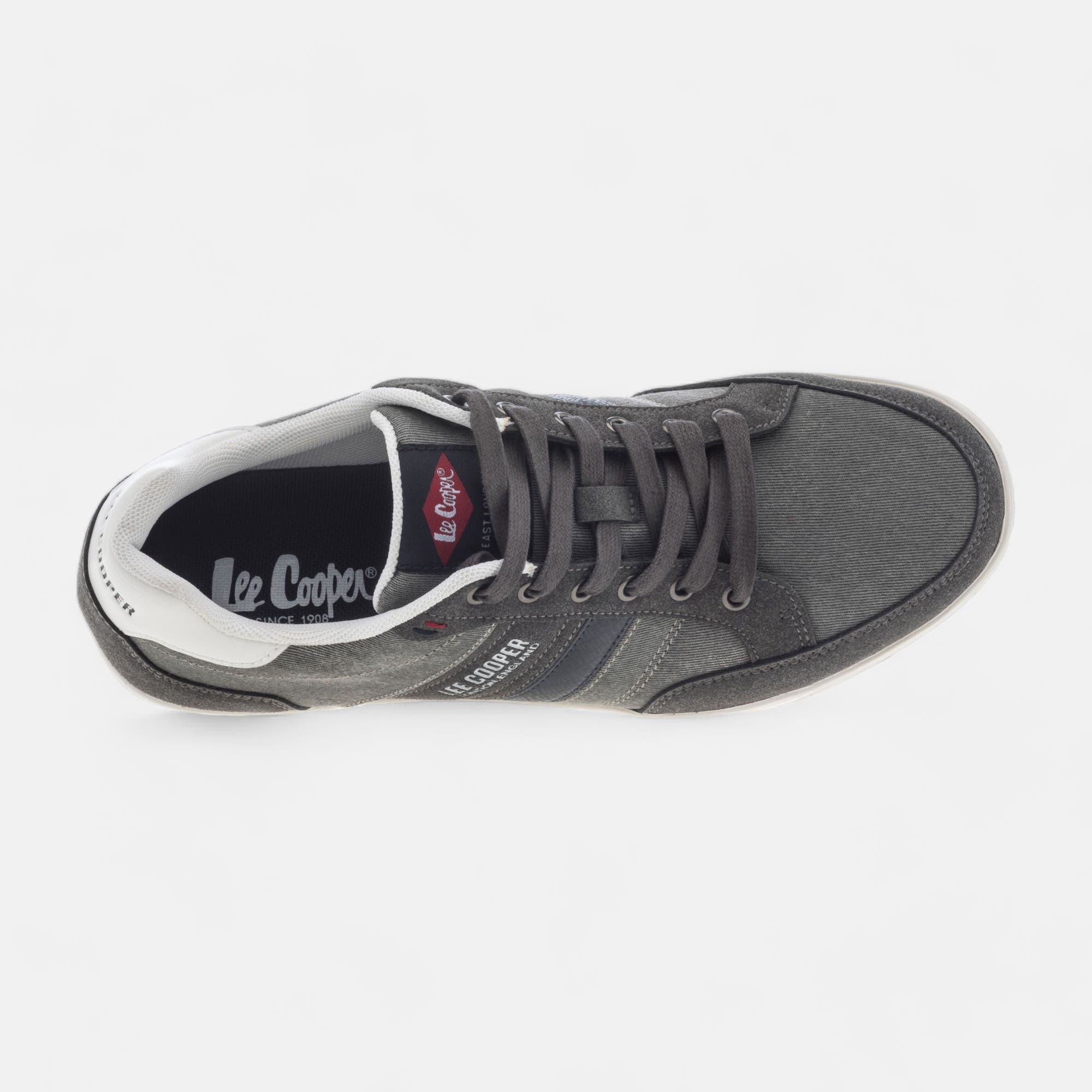 Baskets en toile Homme gris