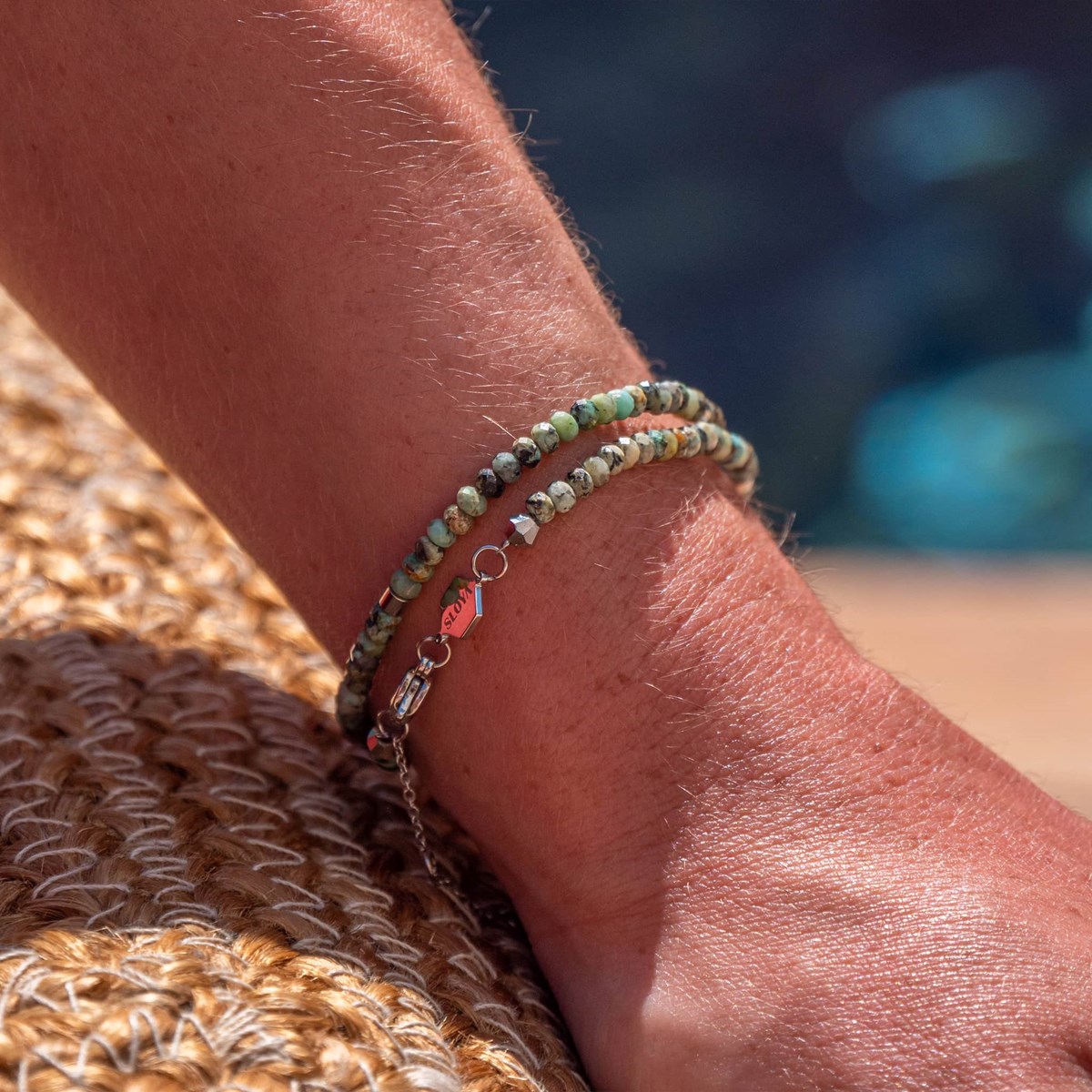Bracelet Lumia en pierres naturelles Turquoise Africain