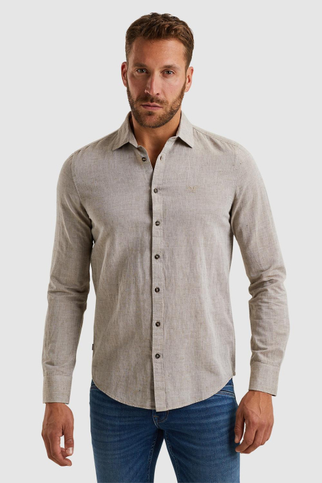 PME legend taupe heren overhemd