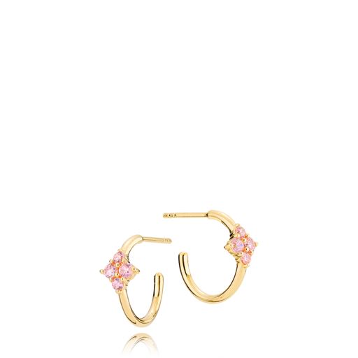Izabel Camille Angelina Creoler, Pink/Gold Plated