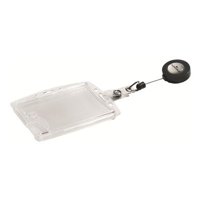 Durable - 10 Portes badge de nom avec enrouleur - 54 x 85 mm - 2 cartes