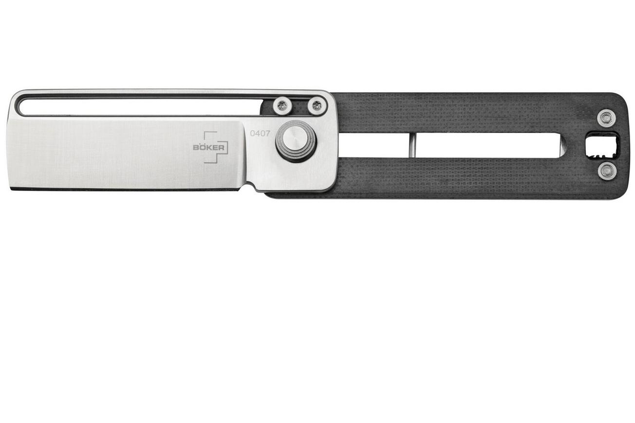 Böker Plus S-Rail 01BO556, D2, Black G10, utility mes