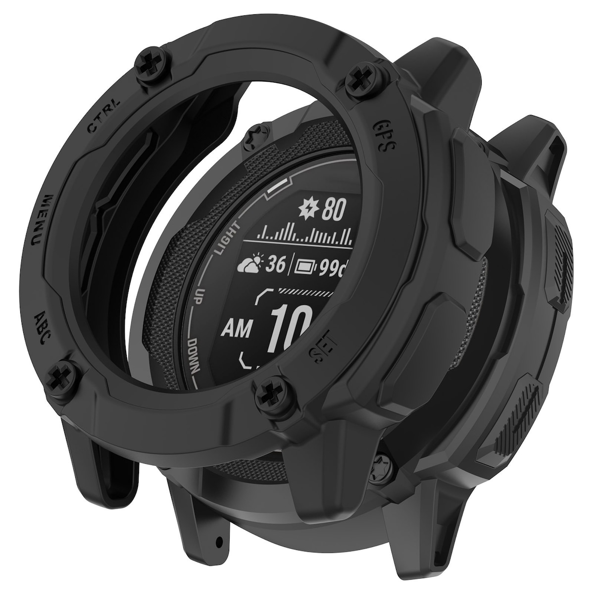 Panserbeskyttelsesdeksel for Garmin Instinct 2X Sort