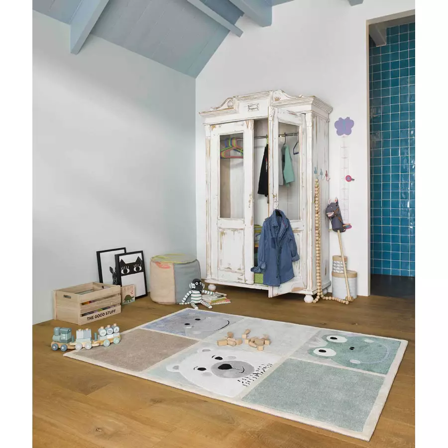 Smart Kids Kinderteppich What's Up!? taupe
